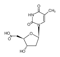 5'-Desoxythymidin-5'-carbonsaeure CAS:49539-25-5 manufacturer & supplier