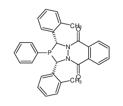 rel-(1R,3S)-2-phenyl-1,3-di-o-tolyl-2,3-dihydro-1H-[1,2,4]diazaphospholo[1,2-b]phthalazine-5,10-dione CAS:495401-08-6 manufacturer & supplier