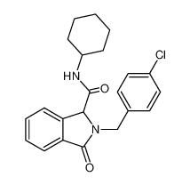 2-(4-chlorobenzyl)-N-cyclohexyl-3-oxoisoindoline-1-carboxamide CAS:495403-58-2 manufacturer & supplier