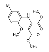 methyl 2-[(2-methoxy-5-bromo-phenyl)amino]-but-2-enedioate CAS:495406-68-3 manufacturer & supplier