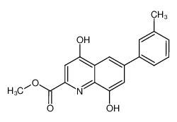 methyl 4,8-dihydroxy-6-(3-methyl-phenyl)-quinoline-2-carboxylate CAS:495407-36-8 manufacturer & supplier