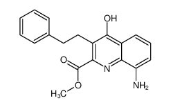 methyl 3-phenylethyl-8-amino-4-hydroxy-quinoline-2-carboxylate CAS:495407-48-2 manufacturer & supplier