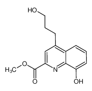 methyl 8-hydroxy-4-(3-hydroxy-propyl)-quinoline-2-carboxylate CAS:495409-08-0 manufacturer & supplier