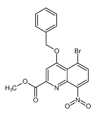 methyl 5-bromo-8-nitro-4-benzyloxy-quinoline-2-carboxylate CAS:495409-93-3 manufacturer & supplier