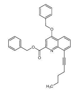 benzyl 4-benzyloxy-8-(hex-1-ynyl)-quinoline-2-carboxylate CAS:495410-20-3 manufacturer & supplier