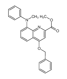 methyl 4-benzyloxy-8-phenyl(methyl)amino-quinoline-2-carboxylate CAS:495410-91-8 manufacturer & supplier