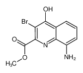 methyl 3-bromo-8-amino-4-hydroxy-quinoline-2-carboxylate CAS:495411-20-6 manufacturer & supplier