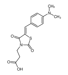 3-{5-[1-(4-Dimethylamino-phenyl)-meth-(Z)-ylidene]-2,4-dioxo-thiazolidin-3-yl}-propionic acid CAS:49545-23-5 manufacturer & supplier