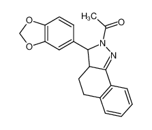 1-(3-Benzo[1,3]dioxol-5-yl-3,3a,4,5-tetrahydro-benzo[g]indazol-2-yl)-ethanone CAS:49545-54-2 manufacturer & supplier