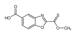 2-methoxythiocarbonyl-benzooxazole-5-carboxylic acid CAS:49559-81-1 manufacturer & supplier