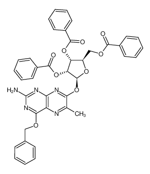 2-amino-4-benzyloxy-6-methyl-pteridin-7-yl tri-O-benzoyl-β-D-ribofuranoside CAS:49560-64-7 manufacturer & supplier