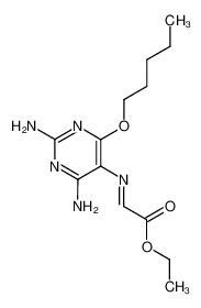 (2,4-diamino-6-pentyloxy-pyrimidin-5-ylimino)-acetic acid ethyl ester CAS:49560-66-9 manufacturer & supplier