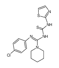 N-(4-chloro-phenyl)-piperidine-1-carboximidic acid (thiazol-2-yl-thiocarbamoyl)-amide CAS:49573-68-4 manufacturer & supplier