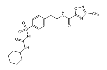 1-Cyclohexyl-3-(p-β-(3-methyl-1,2,4-oxadiazol-5-carbonylaminoethyl)phenylsulfonyl)harnstoff CAS:49586-66-5 manufacturer & supplier