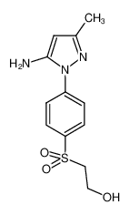 2-((4-(5-amino-3-methyl-1H-pyrazol-1-yl)phenyl)sulfonyl)ethan-1-ol CAS:49588-64-9 manufacturer & supplier