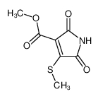 4-methylsulfanyl-2,5-dioxo-2,5-dihydro-pyrrole-3-carboxylic acid methyl ester CAS:49601-36-7 manufacturer & supplier