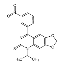 5-Isopropyl-8-(3-nitro-phenyl)-5H-[1,3]dioxolo[4,5-g]quinazoline-6-thione CAS:49604-59-3 manufacturer & supplier