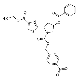 (2S,4R)-4-benzoyloxy-2-(4-ethoxycarbonylthiazol-2-yl)-1-(p-nitrobenzyloxycarbonyl)pyrrolidine CAS:496048-62-5 manufacturer & supplier