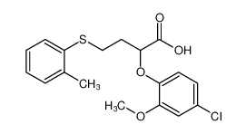 Butanoic acid, 2-(4-chloro-2-methoxyphenoxy)-4-[(2-methylphenyl)thio]- CAS:496050-23-8 manufacturer & supplier