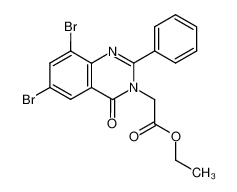 (6,8-Dibromo-4-oxo-2-phenyl-4H-quinazolin-3-yl)-acetic acid ethyl ester CAS:496050-73-8 manufacturer & supplier