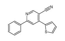 3-Pyridinecarbonitrile, 6-phenyl-4-(2-thienyl)- CAS:496052-19-8 manufacturer & supplier