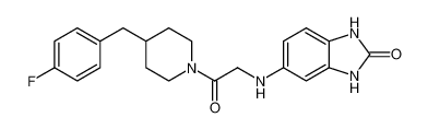 5-((2-(4-(4-fluorobenzyl)piperidin-1-yl)-2-oxoethyl)amino)-1,3-dihydro-2H-benzo[d]imidazol-2-one CAS:496057-44-4 manufacturer & supplier