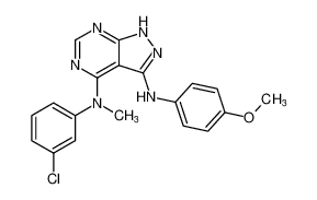 N4-(3-chlorophenyl)-N3-(4-methoxyphenyl)-N4-methyl-1H-pyrazolo[3,4-d]pyrimidine-3,4-diamine CAS:496064-68-7 manufacturer & supplier