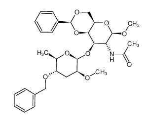 methyl 2-acetamido-3-O-(4-O-benzyl-3,6-dideoxy-2-O-methyl-β-D-arabino-hexopyranosyl)-4,6-O-benzylidene-2-deoxy-β-D-galactopyranoside CAS:496065-41-9 manufacturer & supplier