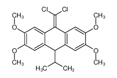 9-Dichloromethylene-10-isopropyl-2,3,6,7-tetramethoxy-9,10-dihydro-anthracene CAS:49610-48-2 manufacturer & supplier