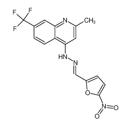 N-(2-Methyl-7-trifluoromethyl-quinolin-4-yl)-N'-[1-(5-nitro-furan-2-yl)-meth-(E)-ylidene]-hydrazine CAS:49610-97-1 manufacturer & supplier