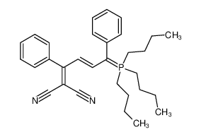 5-(Tributyl-phosphoranyliden)-2,5-diphenyl-penta-1,3-dien-1,1-dicarbonitril CAS:4962-22-5 manufacturer & supplier