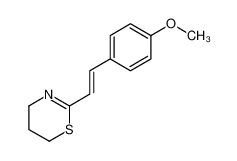 2-(4-methoxy-styryl)-5,6-dihydro-4H-[1,3]thiazine CAS:49622-68-6 manufacturer & supplier