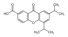 5,7-diisopropylxanthone-2-carboxylic acid CAS:49669-42-3 manufacturer & supplier