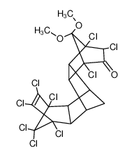 (1S,3S,4R,4aS,8R,8aR,9S,9aR,10R,10aS)-1,3,4,5,6,7,8,12,12-nonachloro-13,13-dimethoxy-3,4,4a,5,8,8a,9,9a,10,10a-decahydro-1,4:5,8:9,10-trimethanoanthracen-2(1H)-one CAS:49672-98-2 manufacturer & supplier