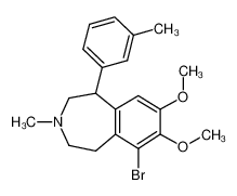 6-bromo-7,8-dimethoxy-3-methyl-1-m-tolyl-2,3,4,5-tetrahydro-1H- benzo[d]azepine CAS:496769-47-2 manufacturer & supplier