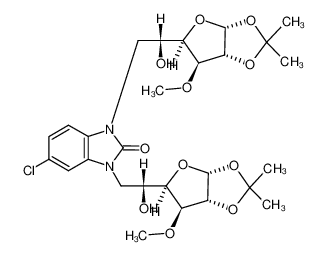 5-chloro-1,3-N,N'-bis-(6-deoxy-1,2-O-isopropylidene-3-O-methyl-α-D-glucofuranos-6-yl)benzimidazole-2-one CAS:496770-95-7 manufacturer & supplier