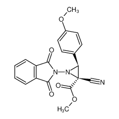 (2S,3S)-2-Cyano-1-(1,3-dioxo-1,3-dihydro-isoindol-2-yl)-3-(4-methoxy-phenyl)-aziridine-2-carboxylic acid methyl ester CAS:49678-66-2 manufacturer & supplier