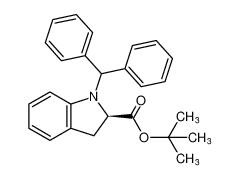 1H-Indole-2-carboxylic acid, 1-(diphenylmethyl)-2,3-dihydro-,1,1-dimethylethyl ester, (2R)- CAS:496790-48-8 manufacturer & supplier