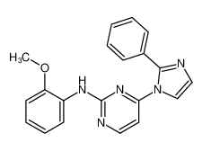 N-(2-methoxyphenyl)-4-(2-phenylimidazol-1-yl)pyrimidin-2-amine CAS:496794-82-2 manufacturer & supplier