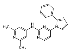 N-(2,6-dimethylpyridin-4-yl)-4-(2-phenyl-1H-imidazol-1-yl)pyrimidin-2-amine CAS:496795-35-8 manufacturer & supplier