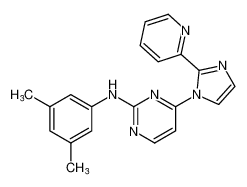 N-(3,5-dimethylphenyl)-4-(2-(pyridin-2-yl)-1H-imidazol-1-yl)pyrimidin-2-amine CAS:496795-42-7 manufacturer & supplier