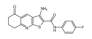 3-amino-N-(4-fluorophenyl)-5-oxo-5,6,7,8-tethydrothieno[2,3-b]quinoline-2-carboxamide CAS:496797-58-1 manufacturer & supplier