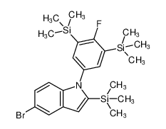 5-bromo-1-(4-fluoro-3,5-bis(trimethylsilyl)phenyl)-2-(trimethylsilyl)-1H-indole CAS:496801-46-8 manufacturer & supplier