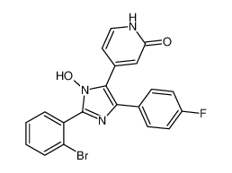 4-(2-(2-bromophenyl)-4-(4-fluorophenyl)-1-hydroxy-1H-imidazol-5-yl)pyridin-2(1H)-one CAS:496804-10-5 manufacturer & supplier