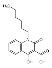 3-Quinolinecarboxylic acid, 1-hexyl-1,2-dihydro-4-hydroxy-2-oxo- CAS:496816-96-7 manufacturer & supplier