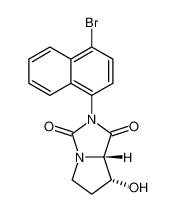 (7R,7aS)-2-(4-bromonaphthalen-1-yl)-7-hydroxytetrahydro-1H-pyrrolo[1,2-c]imidazole-1,3(2H)-dione CAS:496841-58-8 manufacturer & supplier