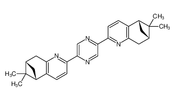 2,5-bis((5S,7S)-6,6-dimethyl-5,6,7,8-tetrahydro-5,7-methanoquinolin-2-yl)pyrazine CAS:496843-02-8 manufacturer & supplier