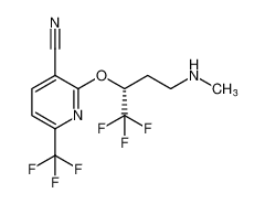 (R)-2-((1,1,1-trifluoro-4-(methylamino)butan-2-yl)oxy)-6-(trifluoromethyl)nicotinonitrile CAS:496847-52-0 manufacturer & supplier