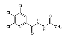 2-Pyridinecarboxylic acid, 4,5,6-trichloro-, 2-acetylhydrazide CAS:496850-02-3 manufacturer & supplier