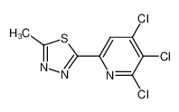 2,3,4-trichloro-6-(5-methyl-1,3,4-thiadiazol-2-yl)pyridine CAS:496850-03-4 manufacturer & supplier